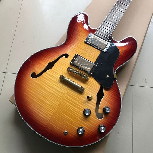 

guitar rosewood fingerboard hello body double convex surface tiger maple guitar