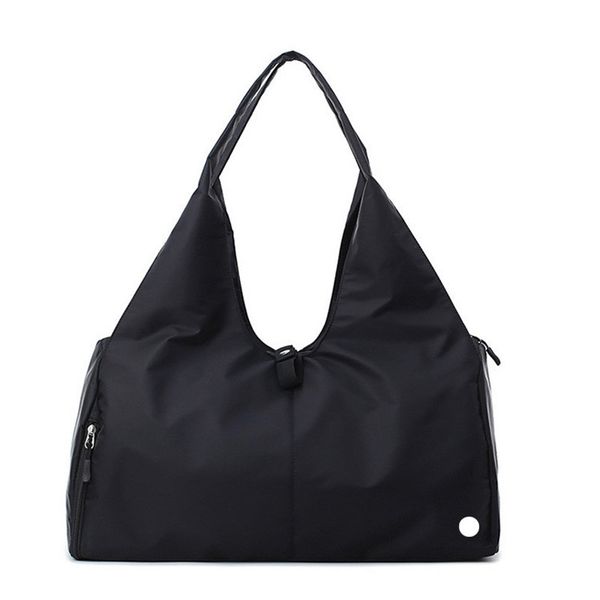 

lu-9b07 outdoor bags fitness yoga handbags travel beach duffel bag shoulder waterproof exercise bags with shoes storage large capacity
