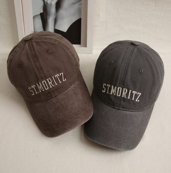 

2022 casual embroidered baseball cap retro couple sunbonnet wholesale, Blue;gray