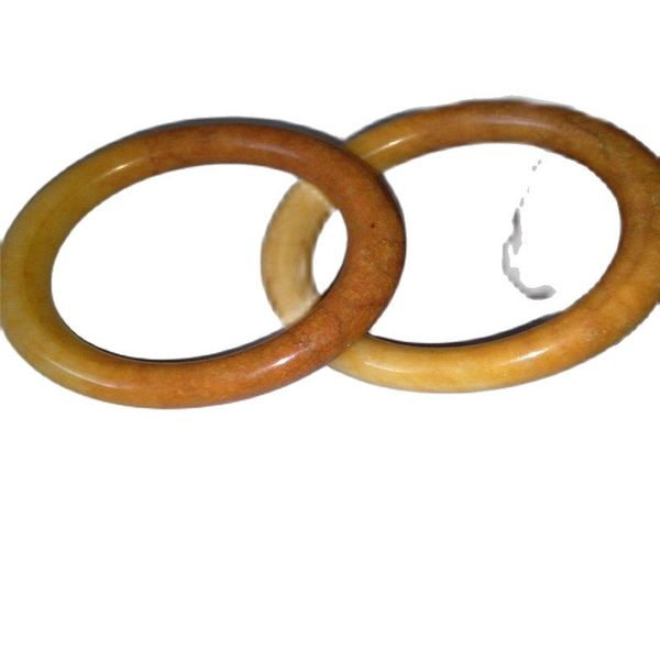 

china old jades bangle two bracelets 58mm diameter bangles bracelet, Silver