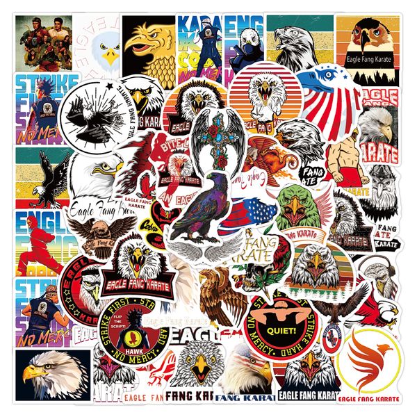 

50pcs cute cartoon owl animals graffiti stickers pack for lapluggage diy kids book phone case guitar water bottle toys funky decals waterpro