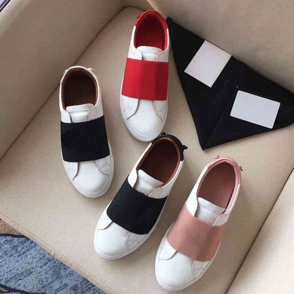 

sandals small white shoes women's autumn letters elastic webbing one foot pedal round head leisure flat sole, Black