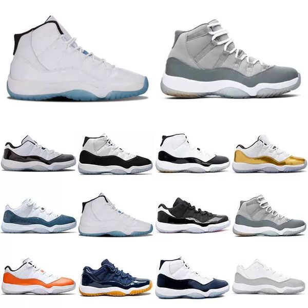 

2022 men basketball shoes women 11s comfortable closing ceremony varsity red platinum tint university blue midnight navy prom night mens tra