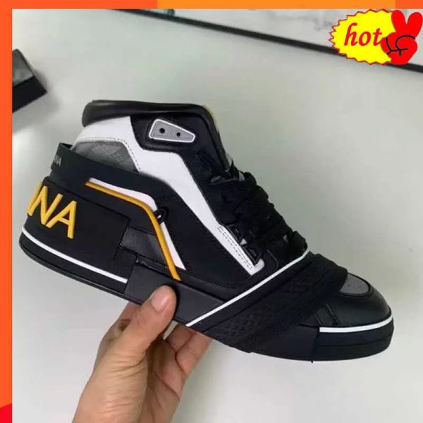

shoes designer mens casual fashion genuine leather luxury trainers em64231-012 q664j sneakers xzo, Black