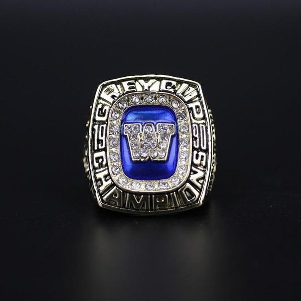 

winnipeg blue 1962 1988 1984 1990 2019 bombers cfl grey cup team champions championship ring sport souvenir men fan gift 2020 whol202w, Golden;silver