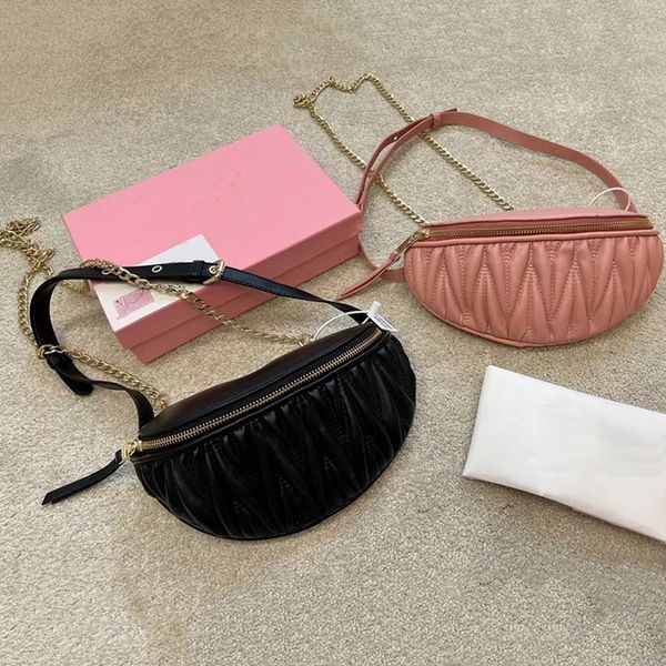 

pink sugao fanny pack women chest bags waist bags designer letter printting shoulder crossbody chain bags shopping bag av0711-140