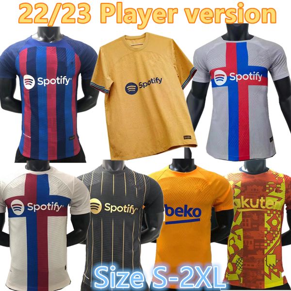 

22 23 pedri memphis soccer jerseys ansu fati f.de jong ferran football shirts 2022 xavi gavi adama o.dembele dest dani alves pique jersey pl, Black;yellow