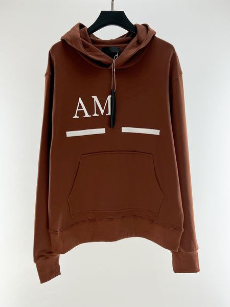 

fashion mens designer hip hop hoodies brown letters embroidery men women jacket long sleeve jumper, Black