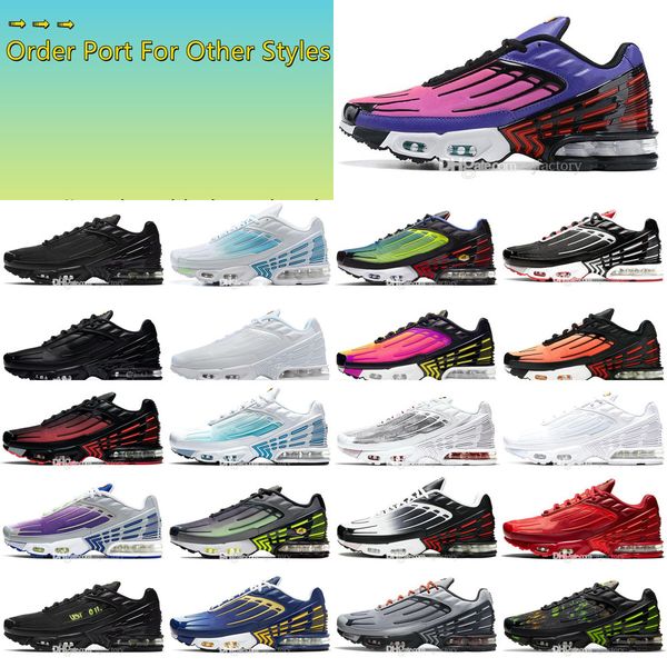 

tn plus 3 women mens running shoes tuned iii grey white og black light bone laser blue green aqua rainbow red tns trainers tn3 runners