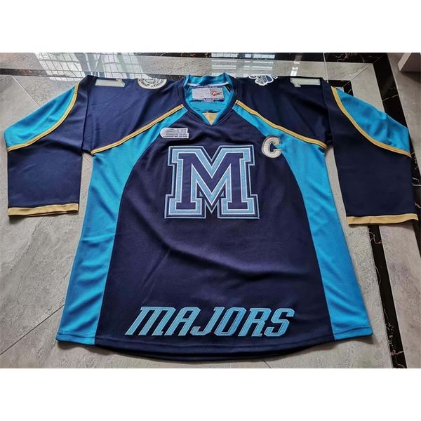 UF Custom Hockey Jersey Homem Juventude Mulheres Vintage Mississauga St. Michael's Majors Casey Cizikas High School Size S-6xl ou qualquer nome e Number Jersey