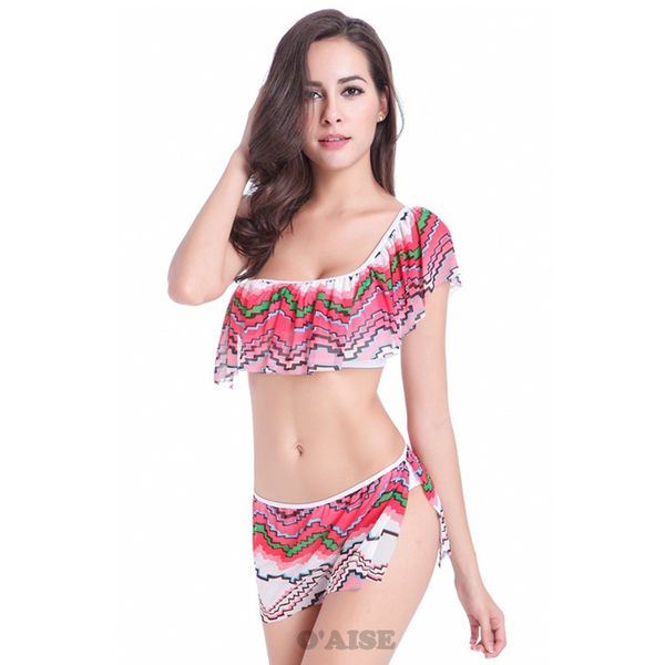 

bikini swimsuit women push up bikini set one shoulder beachwear yy18