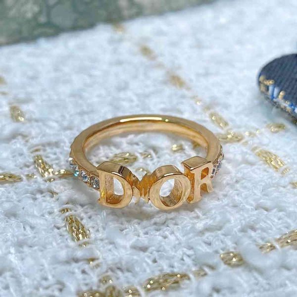 

2022 factory wholesale new di home simple ring women's full diamond rhinestone geometric light luxury ring jewelry nd07, Silver