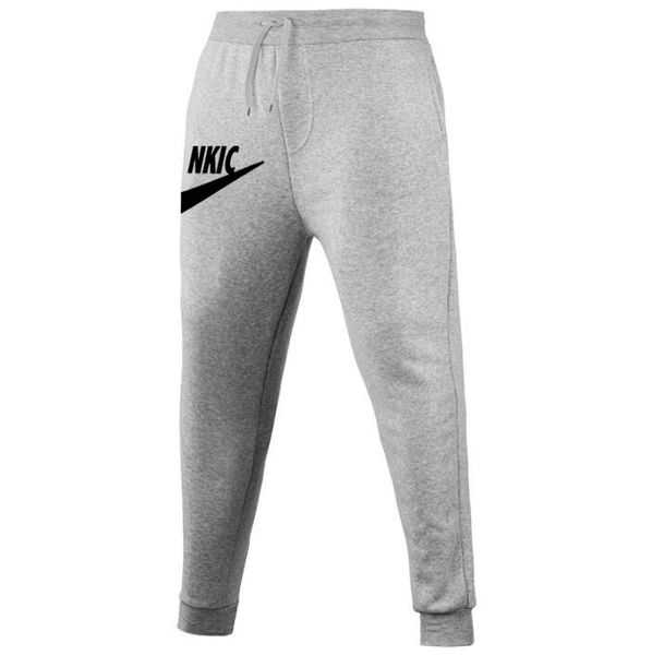 

brand logo print jogging pants men sport sweatpants running man joggers cotton trackpants slim fit pants bodybuilding trouser s-3xl, Black
