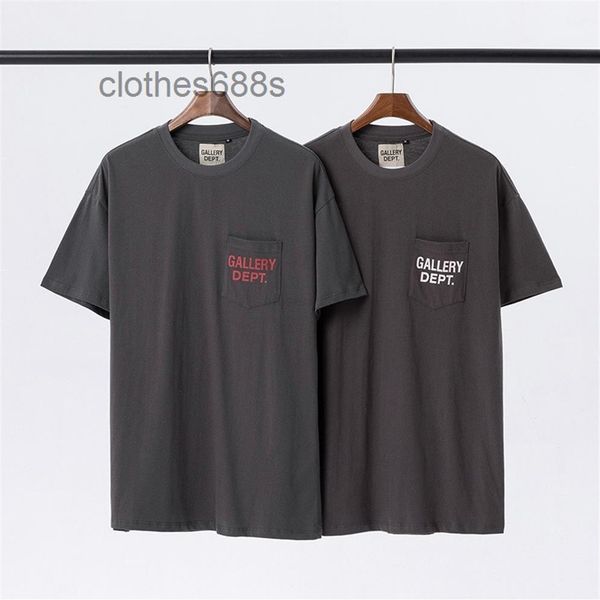

hoodies shirts designer fashion t shirt gallerydepats many stars have the same gallary letter printed round neck pocket short slee274c, White;black
