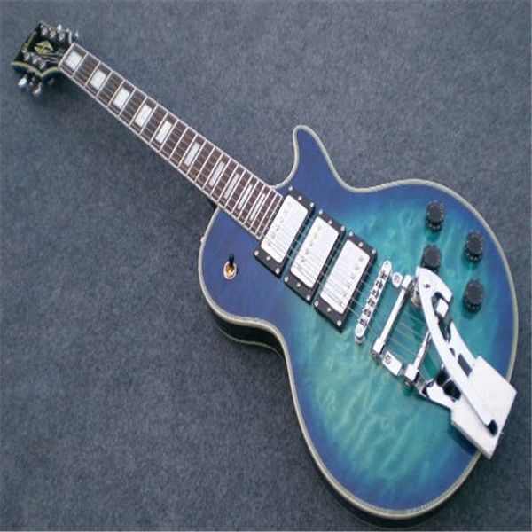 

2021 new goddess classic three colors beautifully patterned electric guitar lp style player series guitar sweet sound