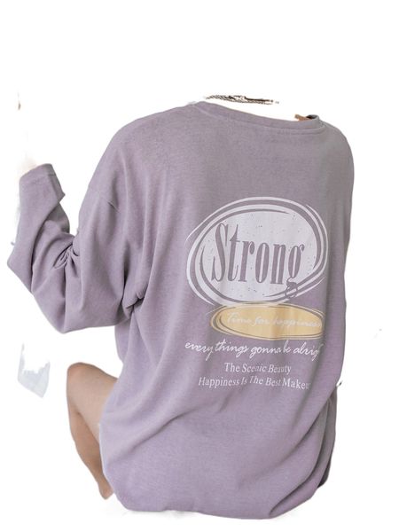 

dazy letter graphic drop shoulder tee z5it#, White