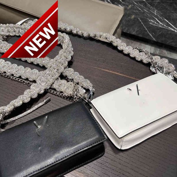 

designer bags msenger korean girls versatile 2022 new small double chain mobile phone size 18 10cmtote bag purses ladies luxury handbags fac