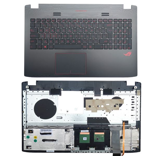 Nuovi alloggiamenti originali per laptop per ASUS ROG GL552 JX GL552V GL552VL GL552VW VX tastiere gaming Palmrest touchpad maiuscolo 90NB0AW3-R31CS