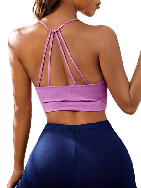 

backless sports cami bra y8c3#, Gray