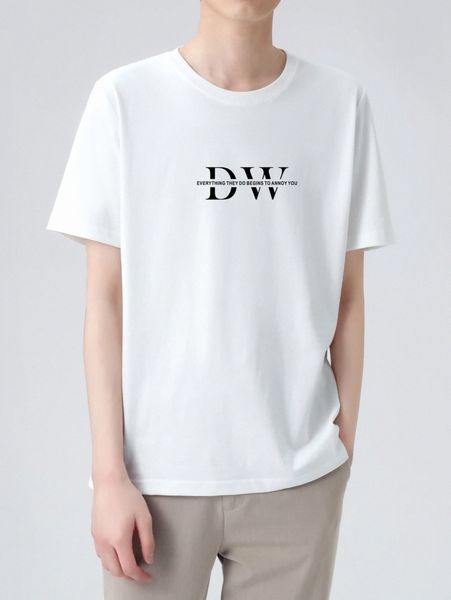 

men slogan graphic tee q7bh#, White;black