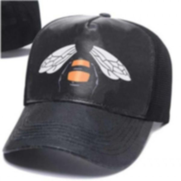 2022 Designer masculino Baseball Caps Brands Tiger Head Hats Bee Snake Bordado Men Mulheres Casquette Sun Hat Gorras Sports Mesh