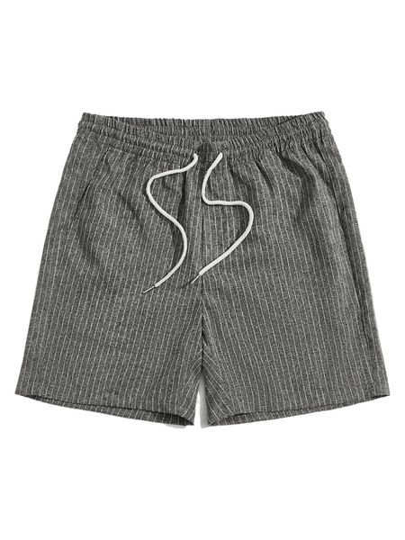

men striped drawstring shorts v2ge#, White;black
