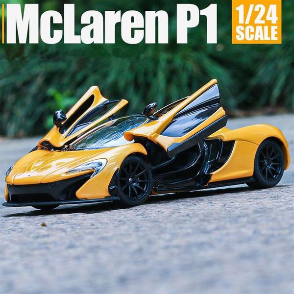 

diecast model cars 1/24 mclaren p1 alloy sports car model diecast &amp toy vehicles metal supercar model high simulation collectio3049