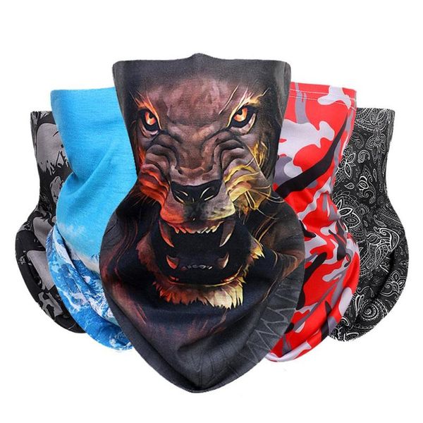 Capacetes de motocicletas máscara de bandana sem costura ciclismo de ciclismo de cabeceira face bike ski caminhada mágica alta elástica bandanas balaclavamotorcycle