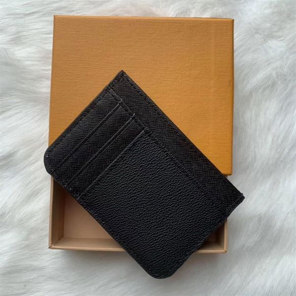 

2018 new mens fashion classic casual credit card id holder hiqh quality leather ultra slim wallet packet bag for mans/womans302f, Brown;gray