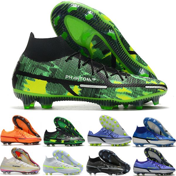 

2022 new mens soccer shoes phantom gt2 elite df fg cleats dynamic fit ag-pro football boots motivation pack outdoor firm ground