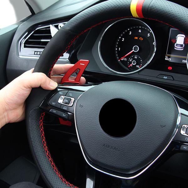 

steering gear shift paddle for volkswagen golf 7 alltrack mk7 passat b8 vw variant tiguan jetta mk6 car steering wheel dsg shifter extension