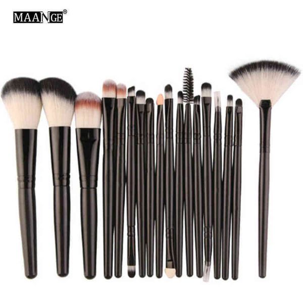 

18pcsset marbling makeup brushes kit eye shadow maange tools set suit foundation lip shadow 0308