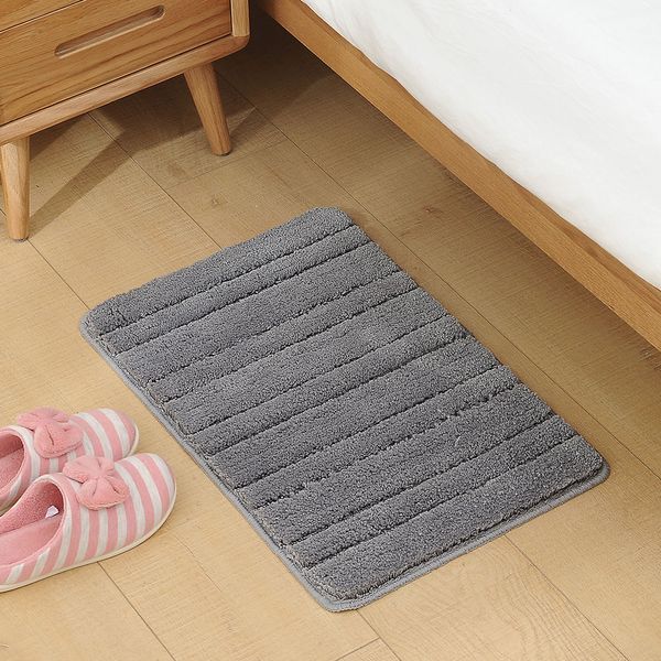 

anti-slip microfiber floor mat bathroom entrance water absorb carpet
