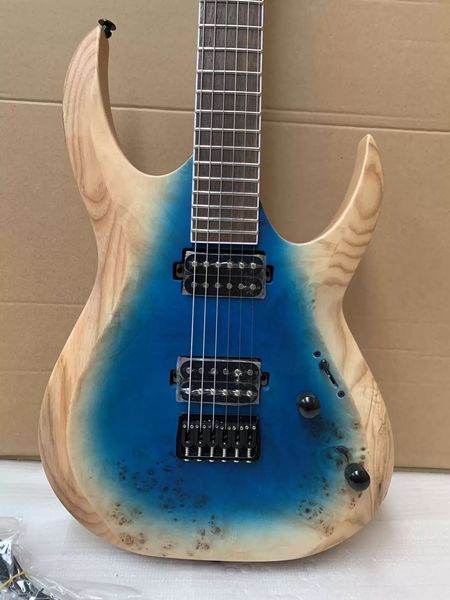 

factory solar electric guitar ash body a tree tumour maple neck maple color blue