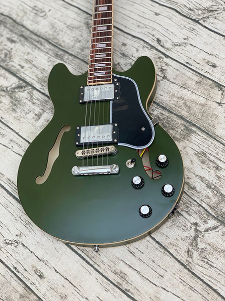 

satin finish, jazz hollow body electric guitar, small body 339