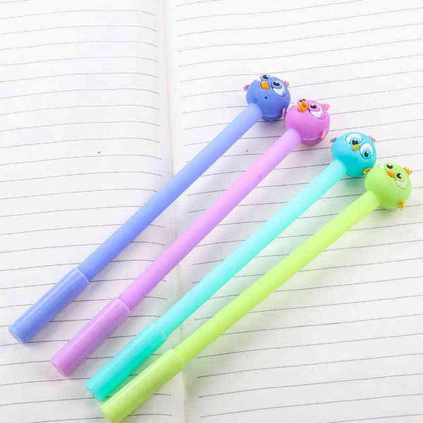 

cartoon bird three-dimensional neutral pen bird black ink pen student stationery