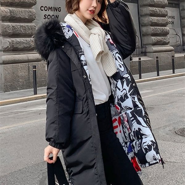 

boutique women clothing winter coat coats and jacket doublesided padded jacket womens korean padded jacket y201012, Black