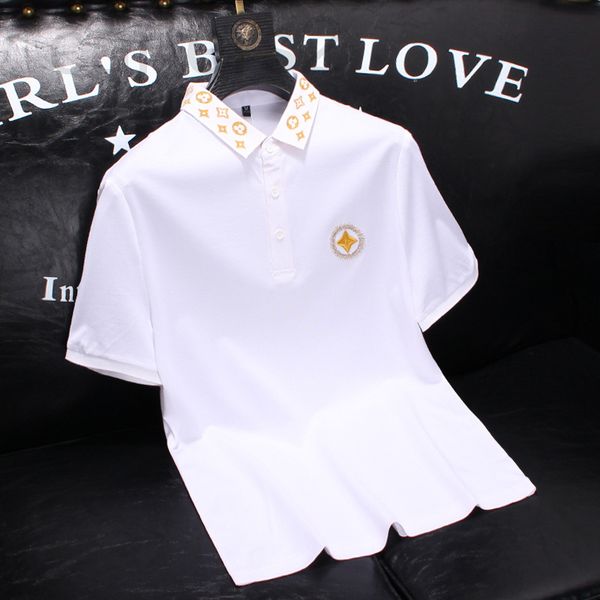 

men's t-shirts designer p093 men's summer polo shirt short sleeve t-shirt 1qpp2022, White;black