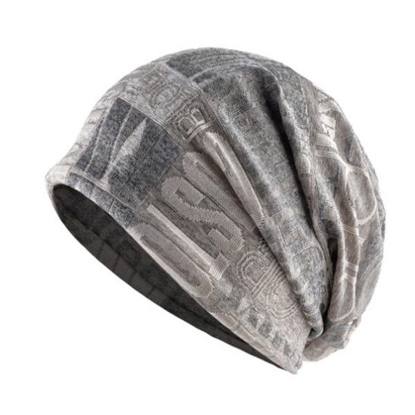 Lenço de chapéu casual multiuso para homens Mulheres Menor Skullies Skulies Feianos Moda Letra Chapéus de turbante GC1534