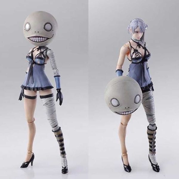 

huiya01 nier replicant gestalt kaine nier figure automata yorha no. 2 type b 2b action figure toy doll q0722