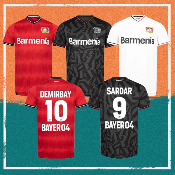 

22/23 bayer 04 leverkusen soccer jersey 2022 home diaby demirbay schick diaby wirtz shirts paulinho sardar andrich tapsoba hlozek football u, Black;yellow