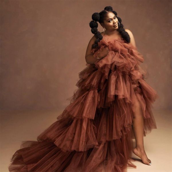 

strapless prom dresses for baby shower gowns tiered ruffles women evening p shoot dress party vestido de novia, Black