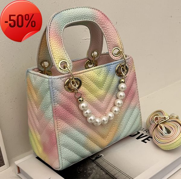 

the factory directly minority dign female summer 2022 new fashion pearl portable single shoulder msenger women's diana bag wholesale lo
