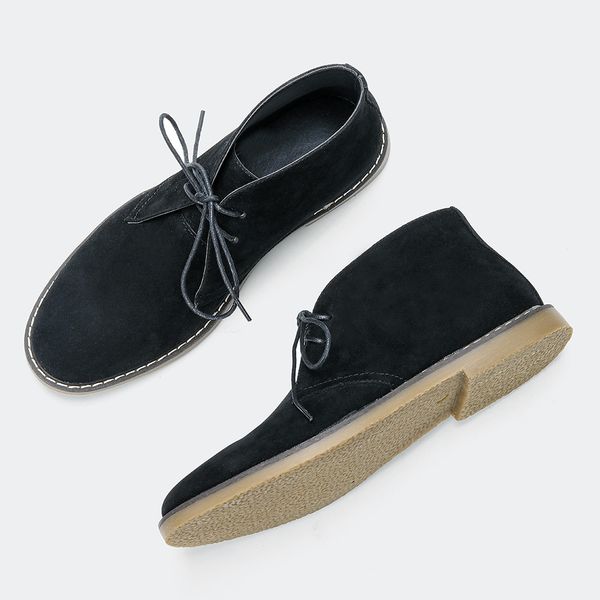 

boots for men size 39-46 men ankle boots 2022 classic shoes for men #kd681, Black