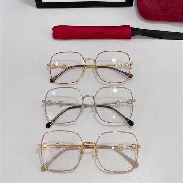 

22% off 2022 luxury fashion design high version sunglasses new flat light personality network red ni same horsetail buckle optical glasses f, White;black