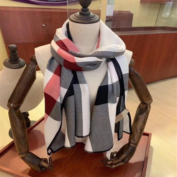 

new fashion designer scarf is a complete set of high-quality clip-on scarves specially designed for luxury cashmere men and women 2609, Blue;gray