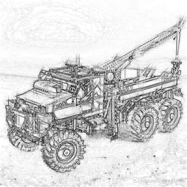 

dhl 20056 technic series the ultimate the 42070 all terrain 6x6 remote control truck set building blocks bricks kids toys gifts210h