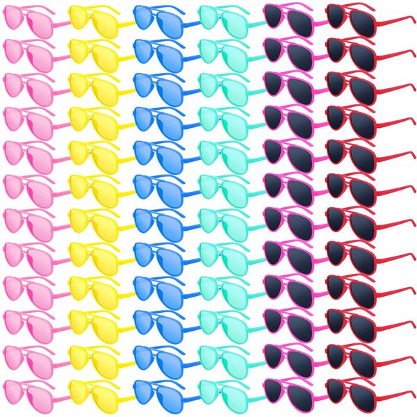 

childrens sunglasses frames kids party favors for boys girls neon gift birthday graduation supplies goody bag beach pool amwqi, Blue