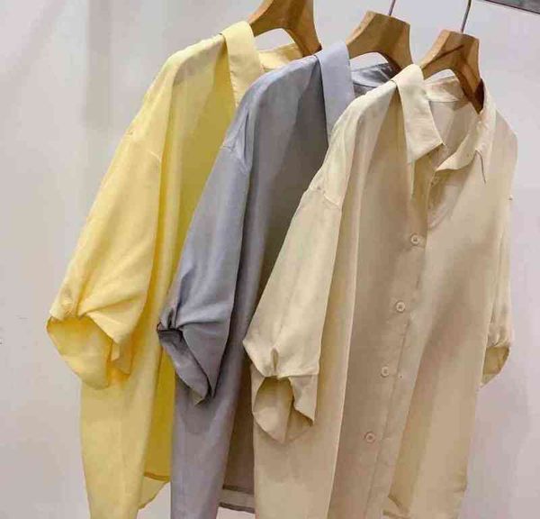 

women's polos eq silk short sleeved shirt women's summer pure original, White