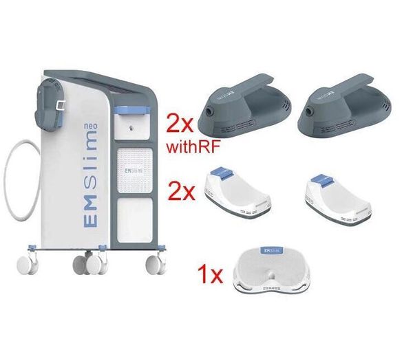 

7 tesla powerful emslim body shape weight loss ems rf electromagnetic muscle stimulation slim machine building and increase muscles fat redu